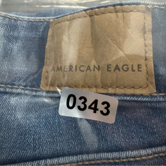American Eagle High Rise Skinny Kick Jeans Womens 4 Long - Picture 7 of 8